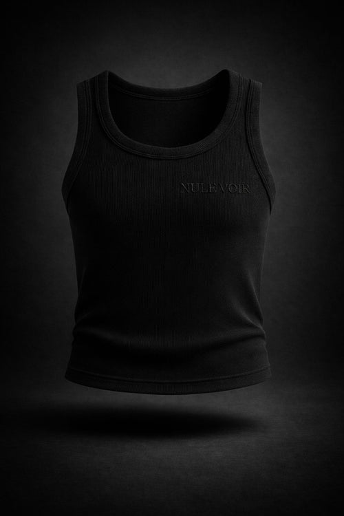 Herren Unterhemd, Schwarz